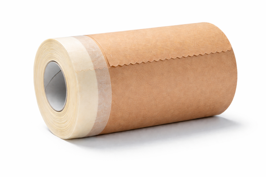 Afdækningspapir 30 cm x 20 m – Afdækningspapir med tape til maling og beskyttelse