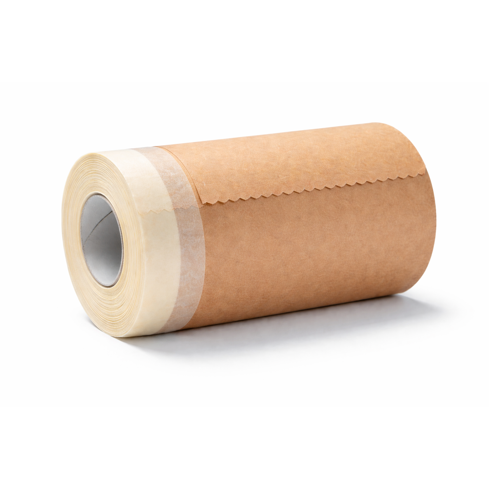 Afdækningspapir 30 cm x 20 m – Afdækningspapir med tape til maling og beskyttelse